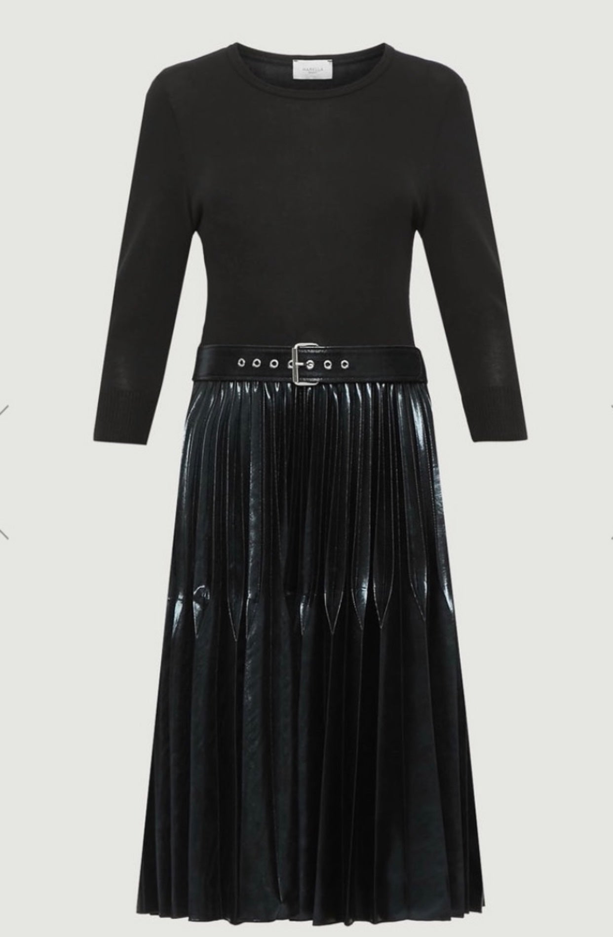 MARELLA Pleated Dress Black